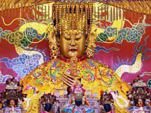 Statue of Buddhist goddess