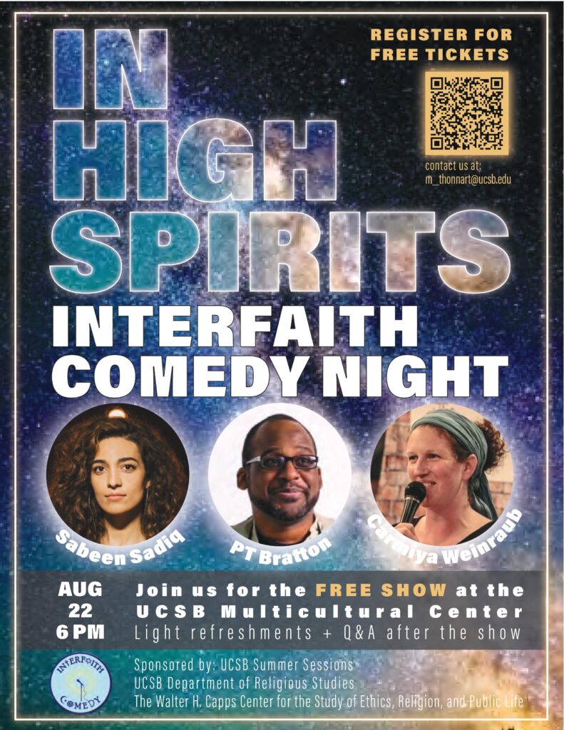 In High Spirits Interfaith Comedy Night Poster